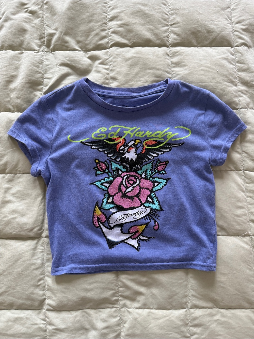 Ed hardy cropped tee